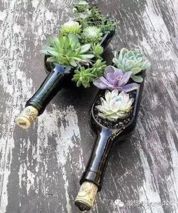 酒瓶做成的手工藝品，一定讓你后悔以前把酒瓶扔掉